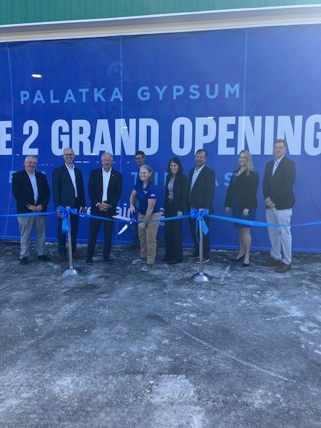 Palatka facility grand opening ribbon cutting.
