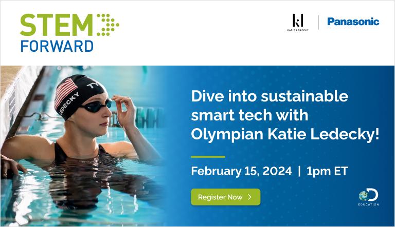 Dive into sustainable smart tech with Olympian Katie Ledecky!