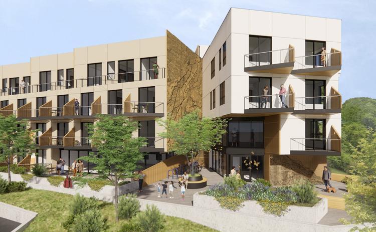 Peace village is a housing development for Peace United Church recently approved by the city of Santa Cruz, CA. This project will create lower-income affordable housing, affordable co-living and market-rate housing on their campus with funding from New Way Homes.