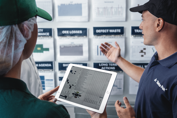 Implementing a methodology like Total Productive Maintenance (TPM) will help improve the overall productivity of a plant, including mapping the sources of food loss and waste. Image courtesy of Tetra Pak.