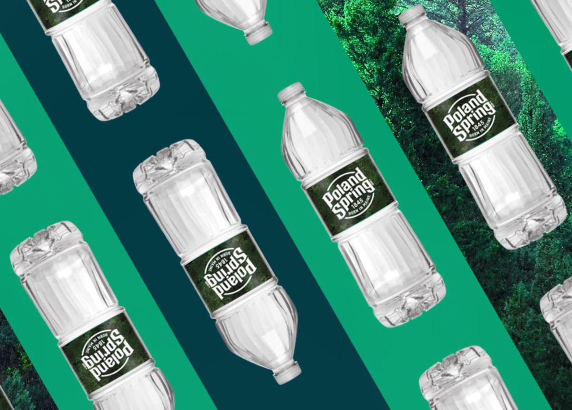 Las botellas de agua 100% natural de Poland Spring utilizará el 100% de  plástico reciclado para el año 2021 - Envase y Embalaje