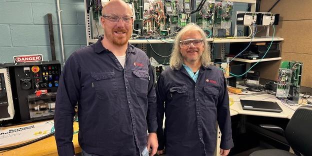 Craig Benedict (left) and Alice Ruel (right) are senior technicians who joined Rockwell through its neurodiversity hiring pilot program. " "