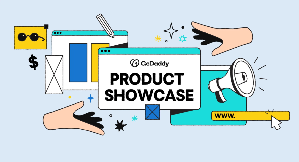 GoDaddy Product Showcase.