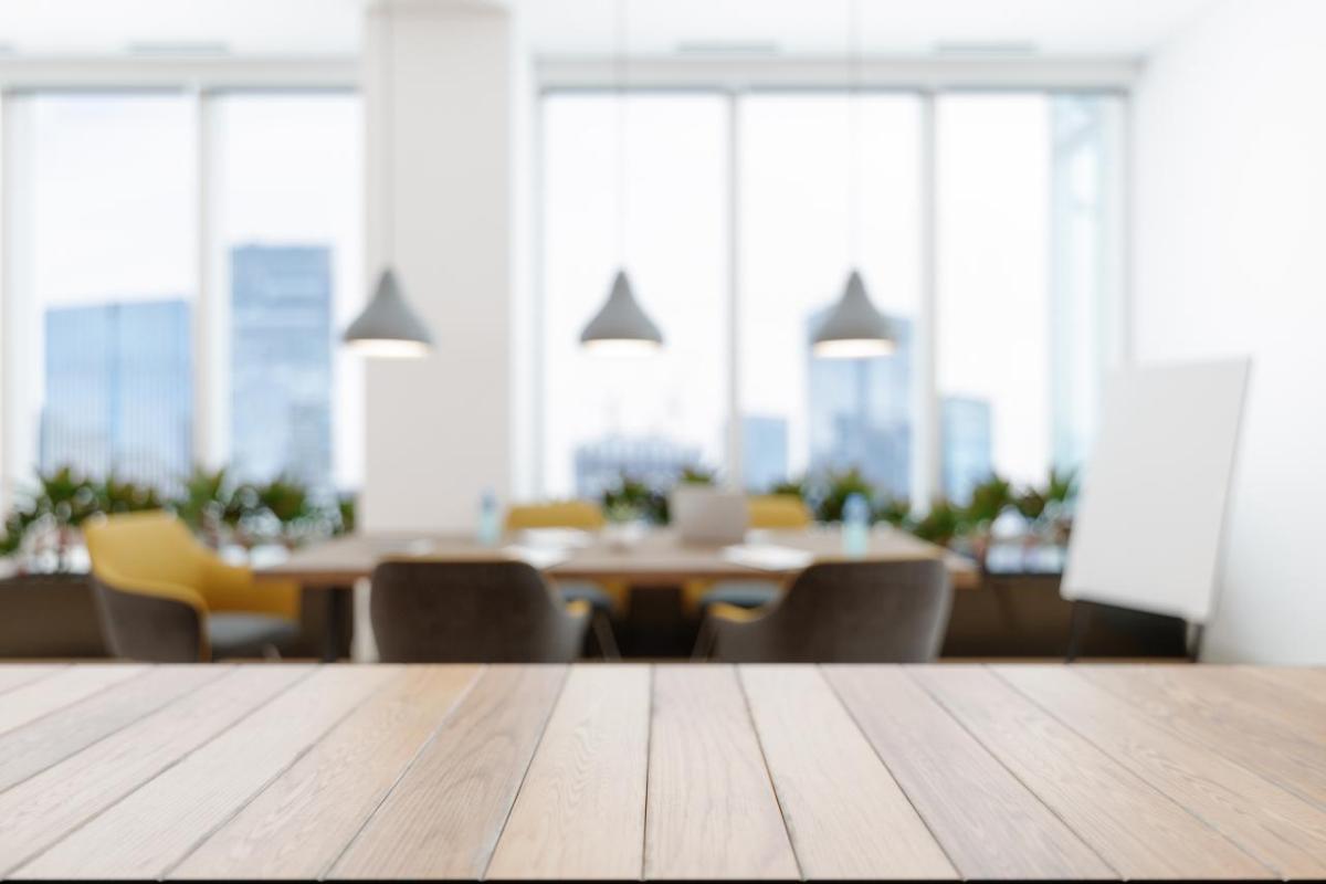 Sunny Office Meeting Room