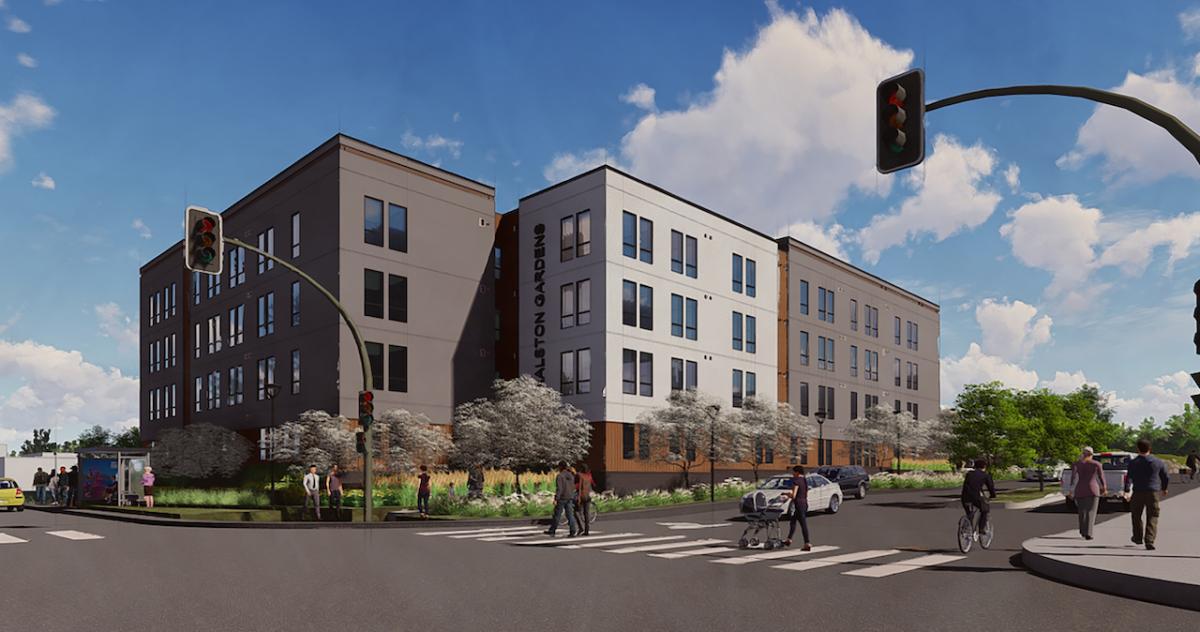 Ralston Gardens NW corner artist rendering.