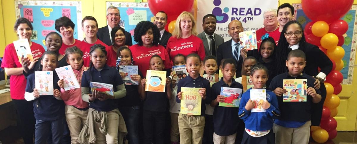 Wells Fargo is the leading corporate sponsor of Read by 4th, an effort to increase the number of Philadelphia students who can read at grade level.