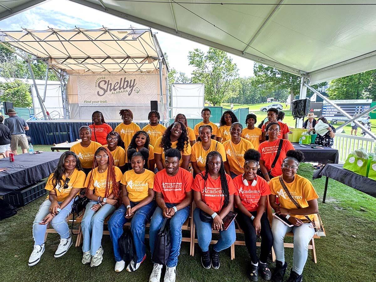 Group photo of students at Regions’ Reality Check