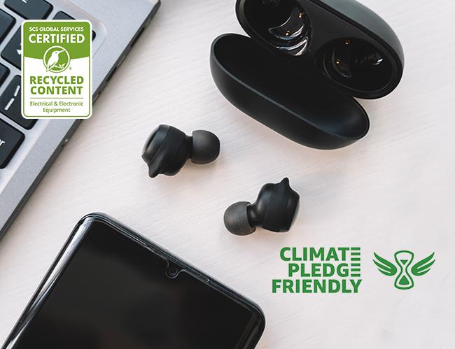 Amazon Climate Pledge Friendly Program Now Includes SCS Recycled Content Certification for Electrical and Electronic Equipment 