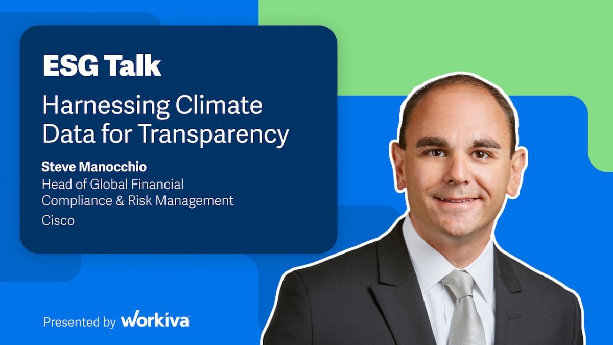 ESG Talk: Harnessing Climate Data for Transparency.
