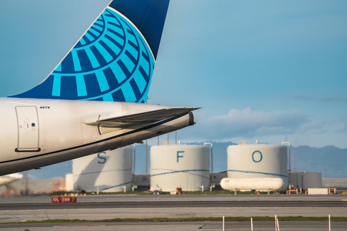 United aircraft at SFO