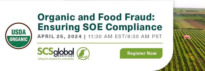 Organic Food Fraud Webinar