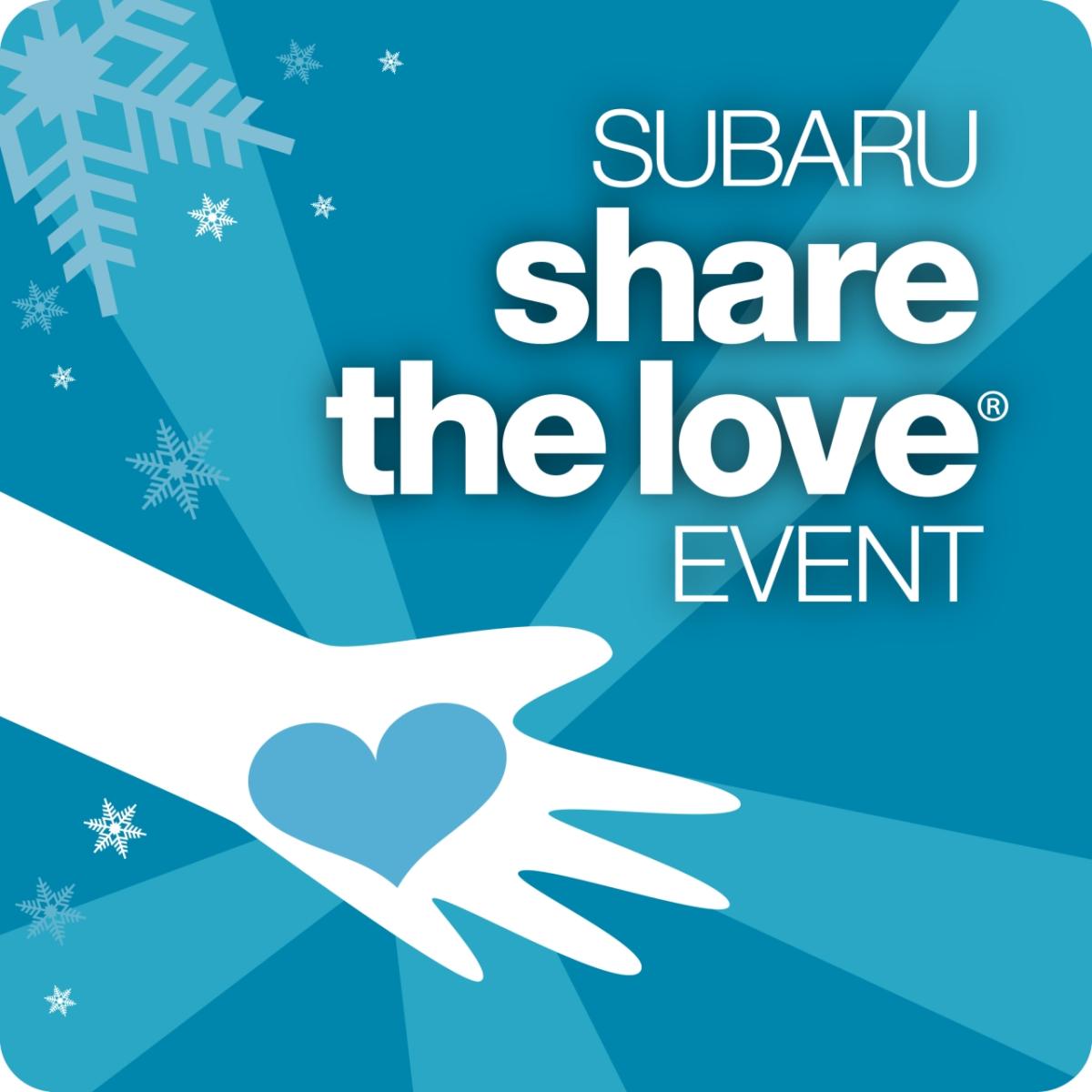 Subaru share the love event logo