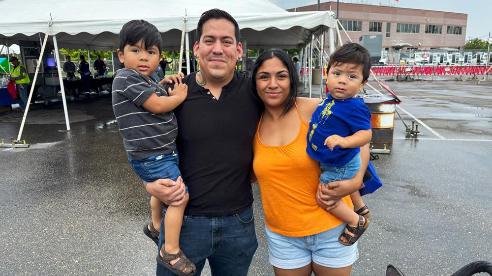 Refinery Operator Alex Ayala and his family join the fun at our St. Paul Park refinery’s 2025 Safety Fair, celebrating safety and community. " "