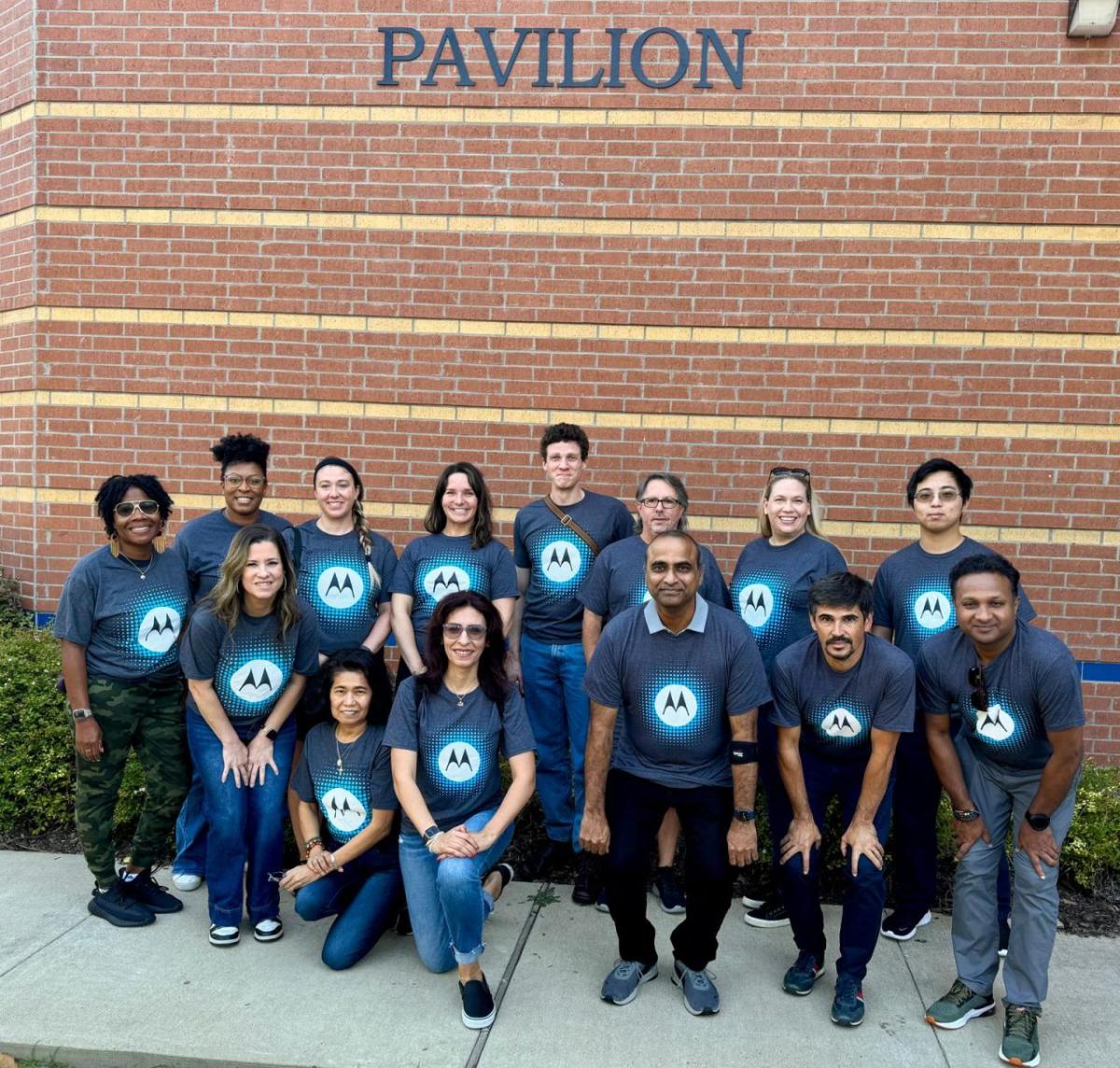 Motorola Solutions employee volunteers