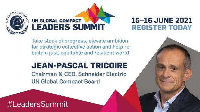 How can we ensure living wages for all? Tune in to the Global Compact Leaders Summit panel with Schneider Electric Chairman & CEO, Jean-Pascal Tricoire, to hear the discussion on how together we can advance decent work globally.