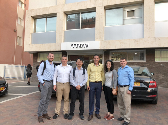 Students from the University of Denver’s Daniels College of Business at Arrow Electronics in Tel Aviv, Israel.