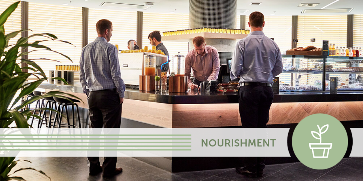 Mirvac’s headquarters in Australia promotes healthy food with high nutritional value and clear labeling