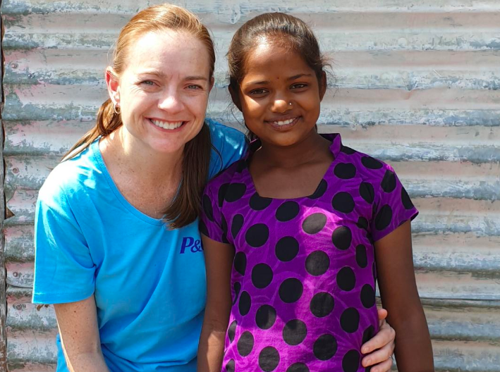 Allison Tummon Kamphuis, Children’s Safe Drinking Water Program Leader, visits with children and families in India to hear how clean water is transforming lives in their communities.