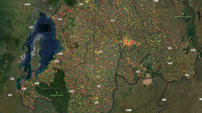 Project Connect maps show the status of connectivity of schools