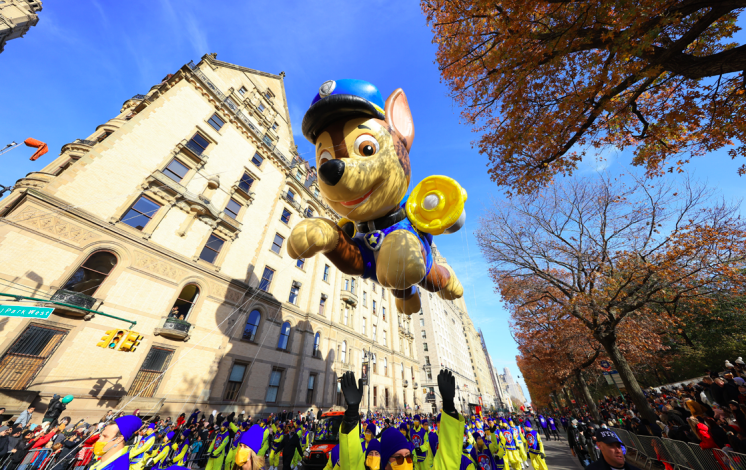 The 95th Macy’s Thanksgiving Day Parade: PAW Patrol Paw Patrol balloon in parade