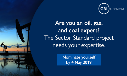 Plans for first GRI Sector Standard - for oil, coal and gas