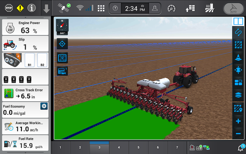 Screenshot of ShiVa Technologies farming software