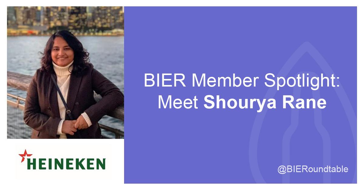 Photo of Shourya Rane with Heineken logo