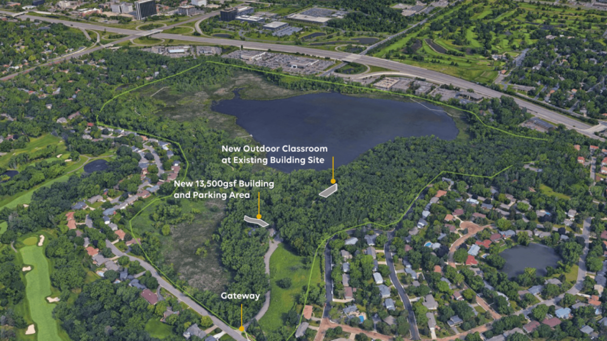 Westwood Hills Nature Center Aerial View