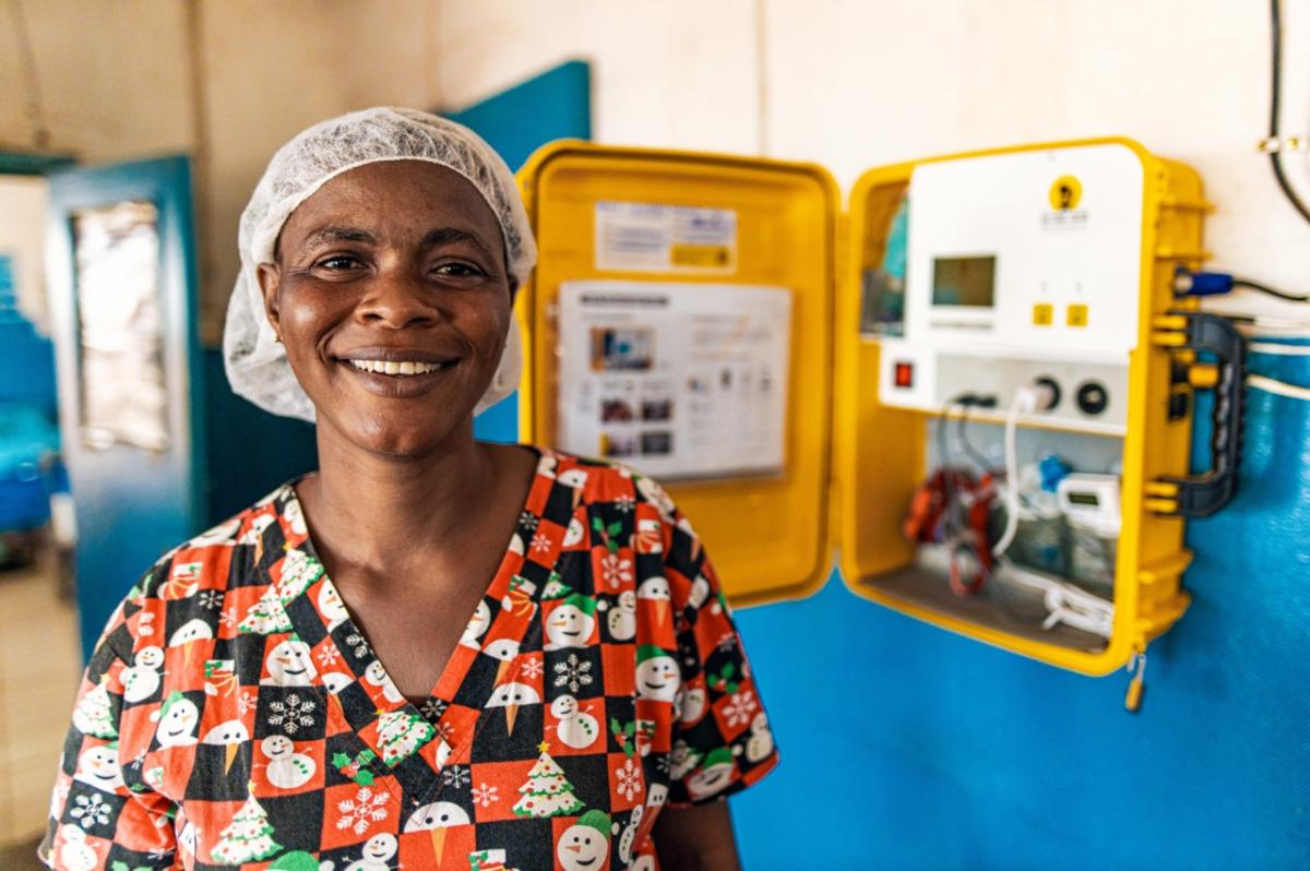Health worker, Sierra Leone