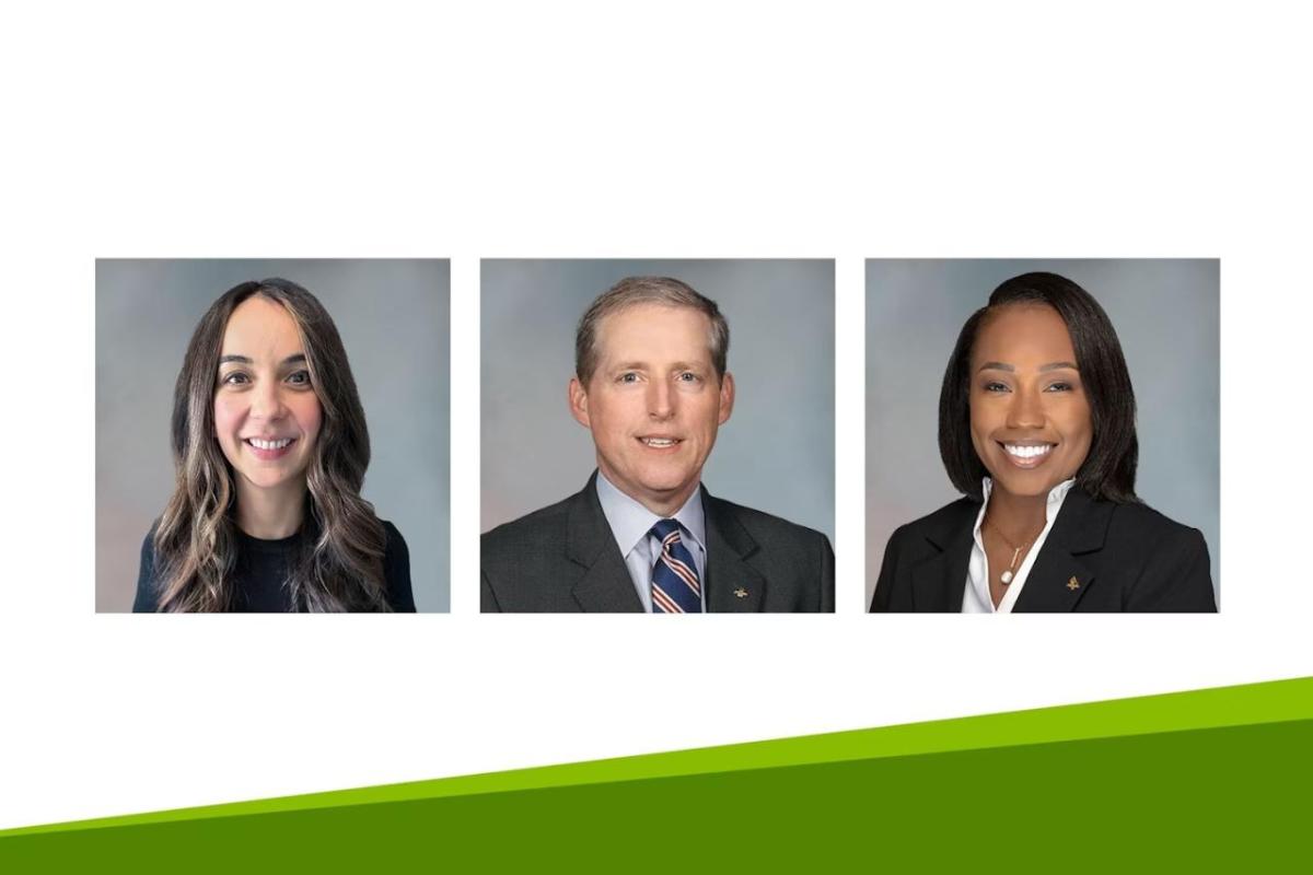 Headshots of Monica Gross Lopez, Hinton Taylor, and Janel Taylor