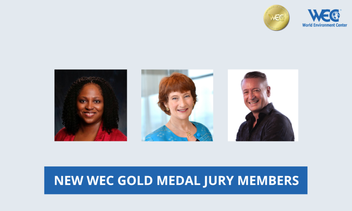 "New WEC Gold Medal Jury Members" with headshots