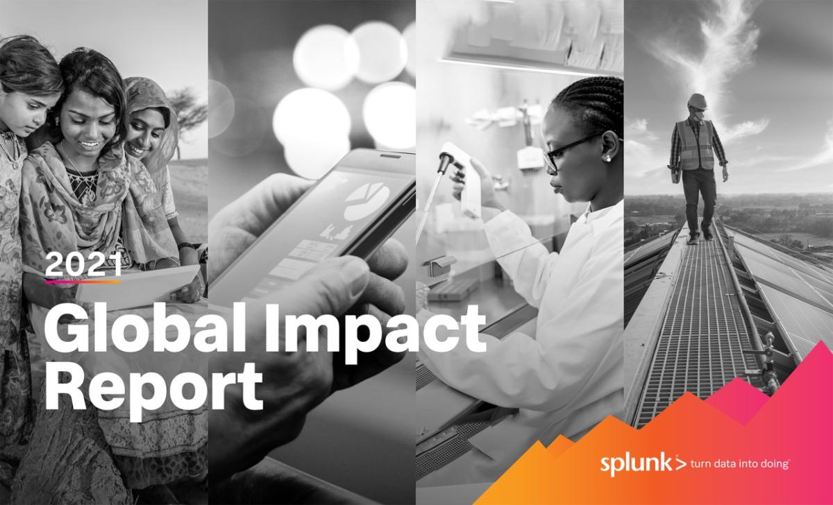 2021 Splunk Global Impact Report cover