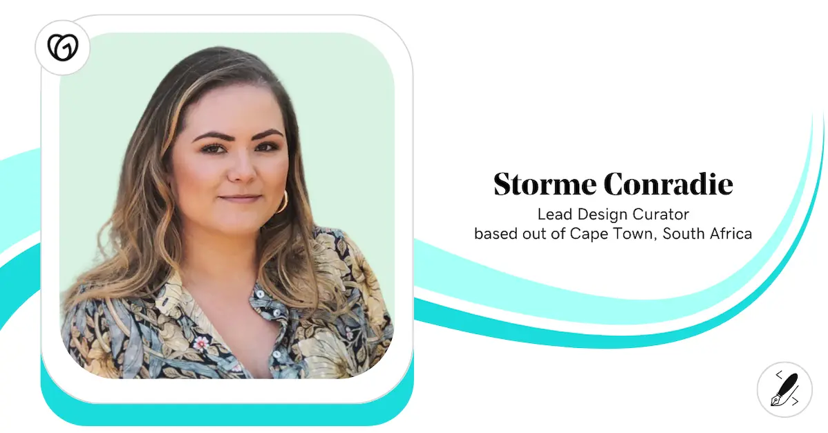 Storme Conradie, Lead Design Curator, GoDaddy.