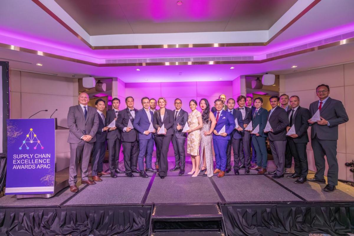 Group photo at award ceremony