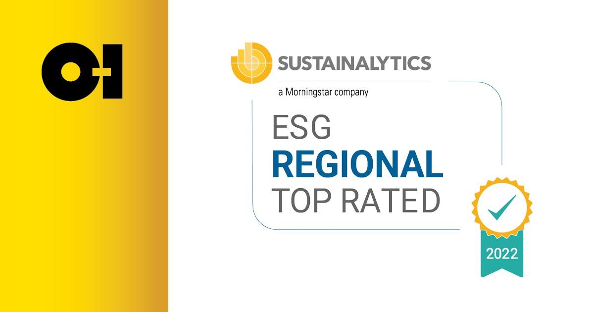 Sustainalytics ESG Regional Top Rated
