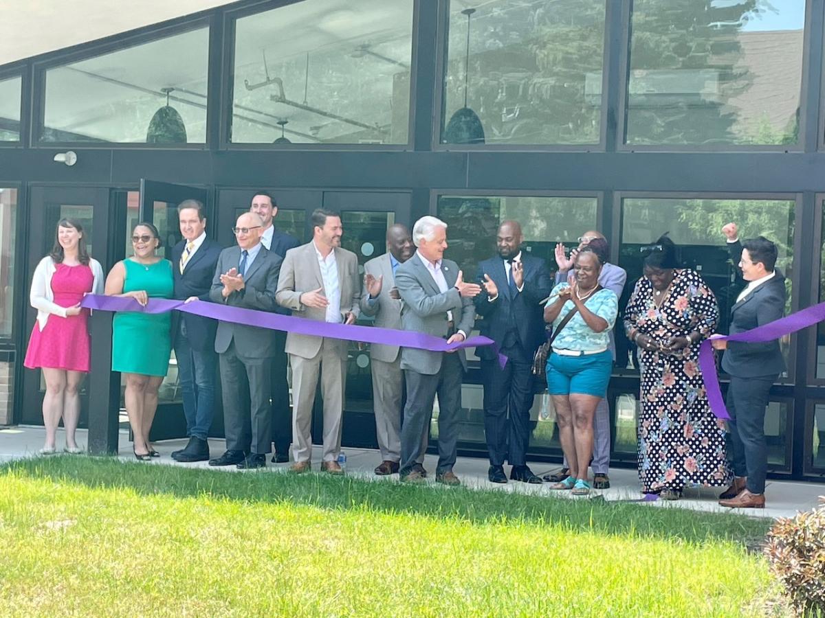 Ribbon cutting at True Bethel Commons.