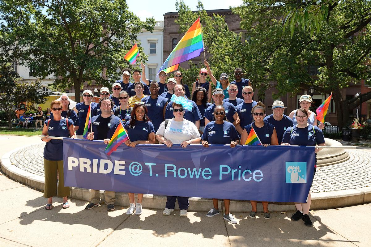 T. Rowe Price associates participate in Pride Parade