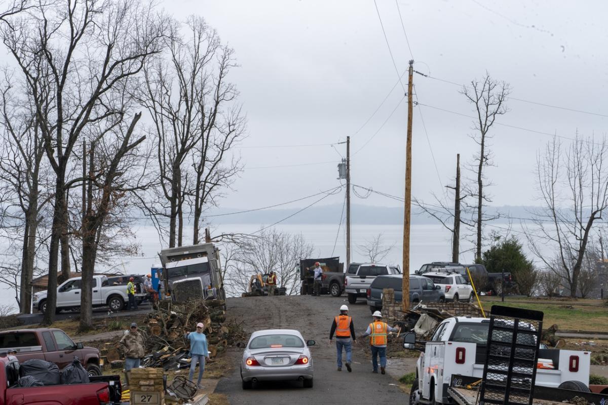 CASE Construction Equipment and tornado cleanup efforts