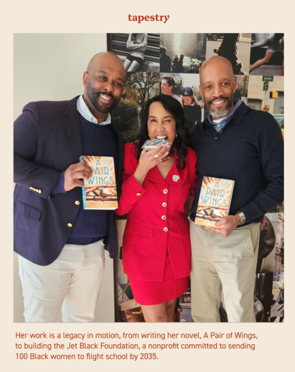 Tapestry Hosts Captain Carole Hopson for Black History Month Unscripted