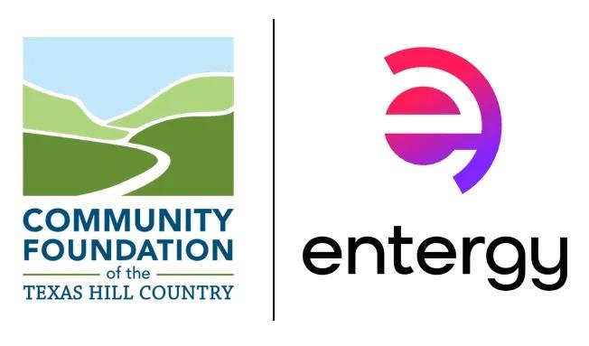 Community Foundation of the Texas Hill Country and Entergy logos