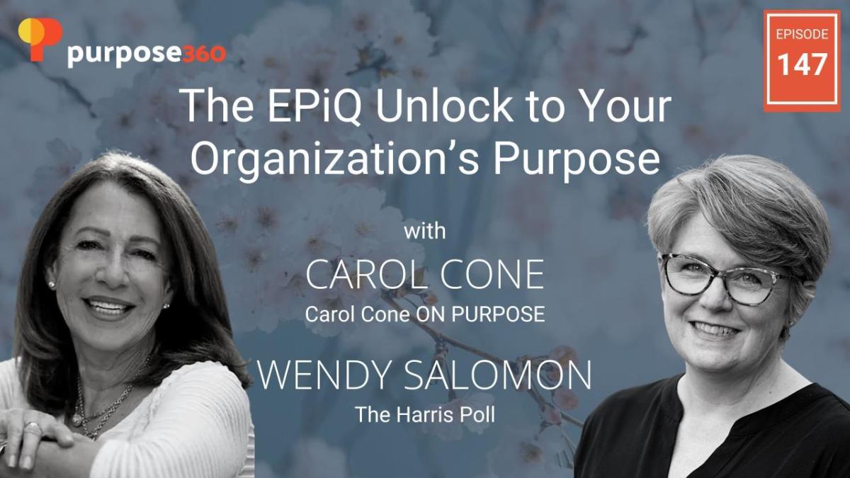 Host Carol Cone and Guest Wendy Salomon