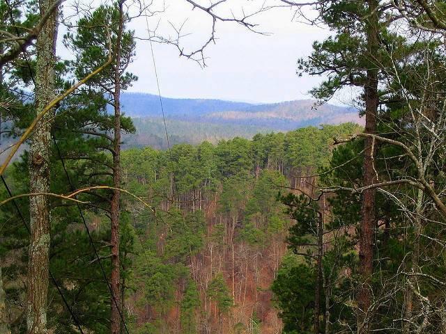 The Ouachita Mountains in Arkansas
