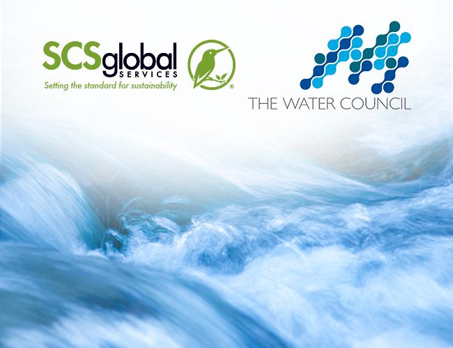 The Water Council and SCS Global Services logos