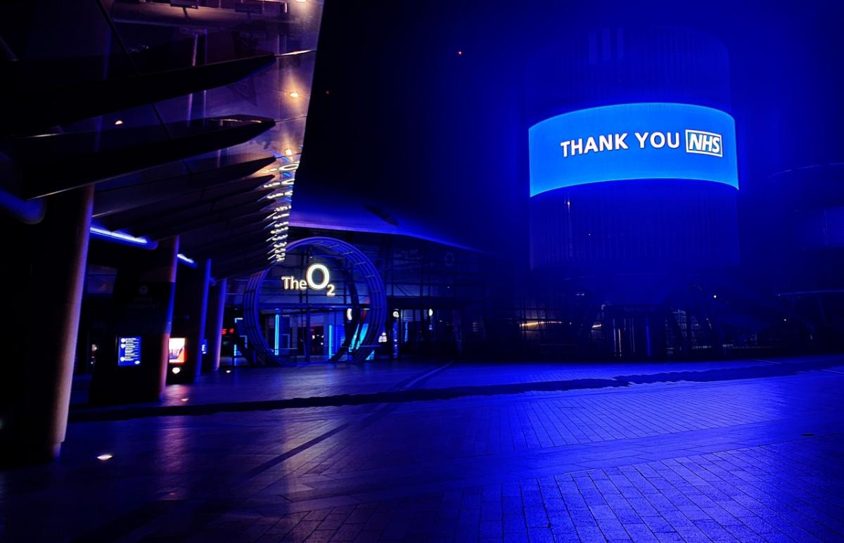 AEG’s O2 Arena in London recently opened in April as a training facility – free of charge – to the UK’s National Health Service (NHS) for its Nightingale field hospitals to combat COVID-19 through June 2020.