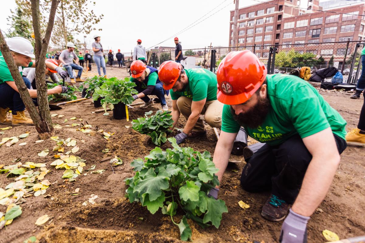 Timberland Takes Five Year Urban Greening Commitment to Philadelphia