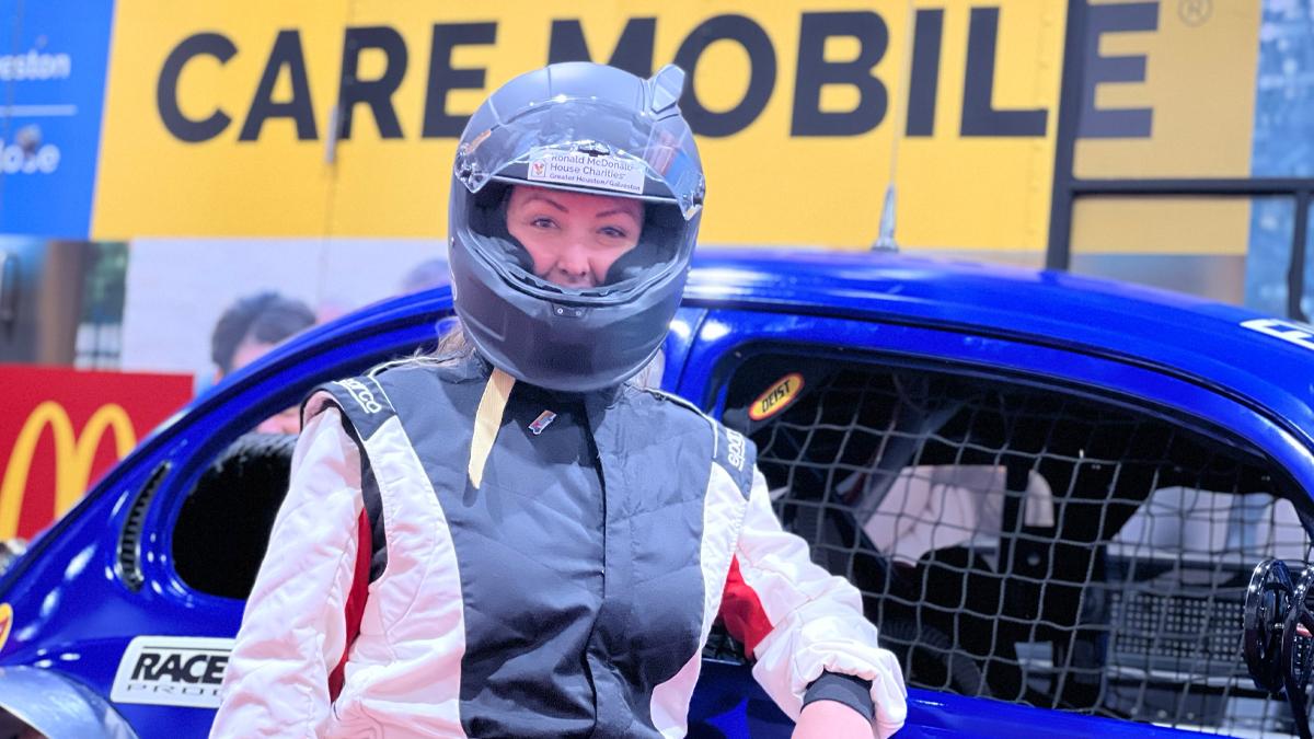 Photo: Alma Winkel, a commercial banker for U.S. Bank, outside her racing team’s vehicle. Alma Winkel, a commercial banker for U.S. Bank, outside her racing team’s vehicle.