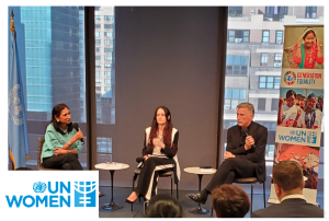 a photo of panelists at UN Women Generation Equality Event
