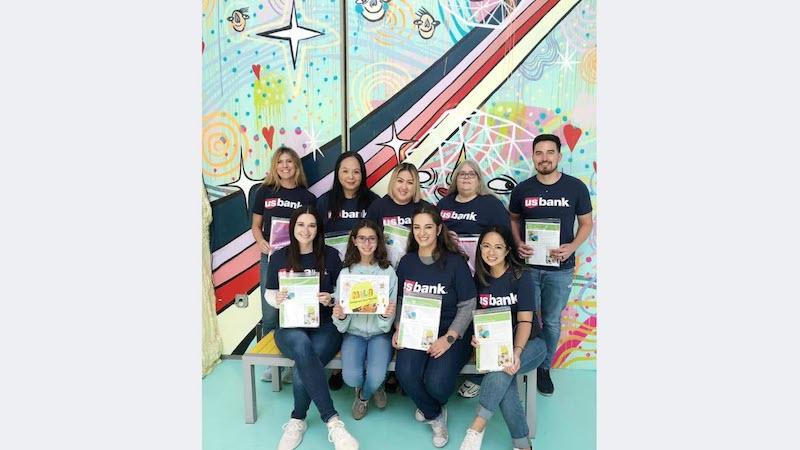 U.S. Bank volunteers at The New Children's Museum.