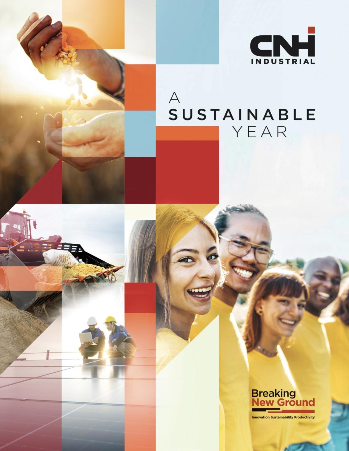 To access the magazine, click the link below Cover of the report "A Sustainable Year".