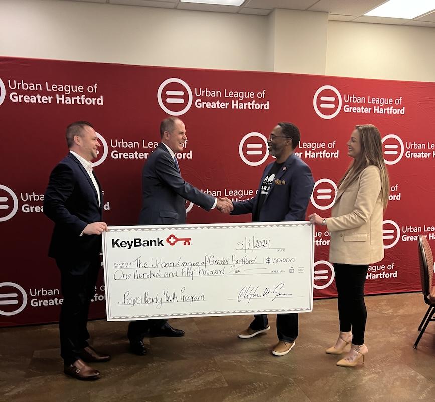 Check presentation at Urban League of Greater Hartford.